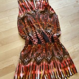 BCBGMAXAZRIA Playsuit Silk Size L